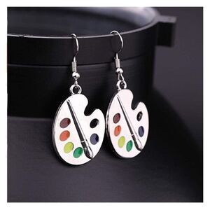 Paint Palette Earrings 
